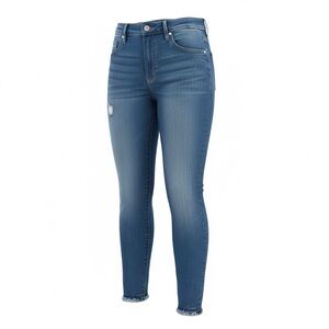 Just Black Distressed Skinny Mid Rise Jeans Size‎ 28 NWOT